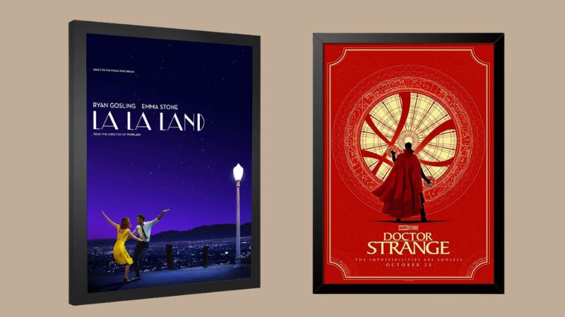 Selecionamos 15 quadros de filmes incríveis para quem deseja dar um up na decoração