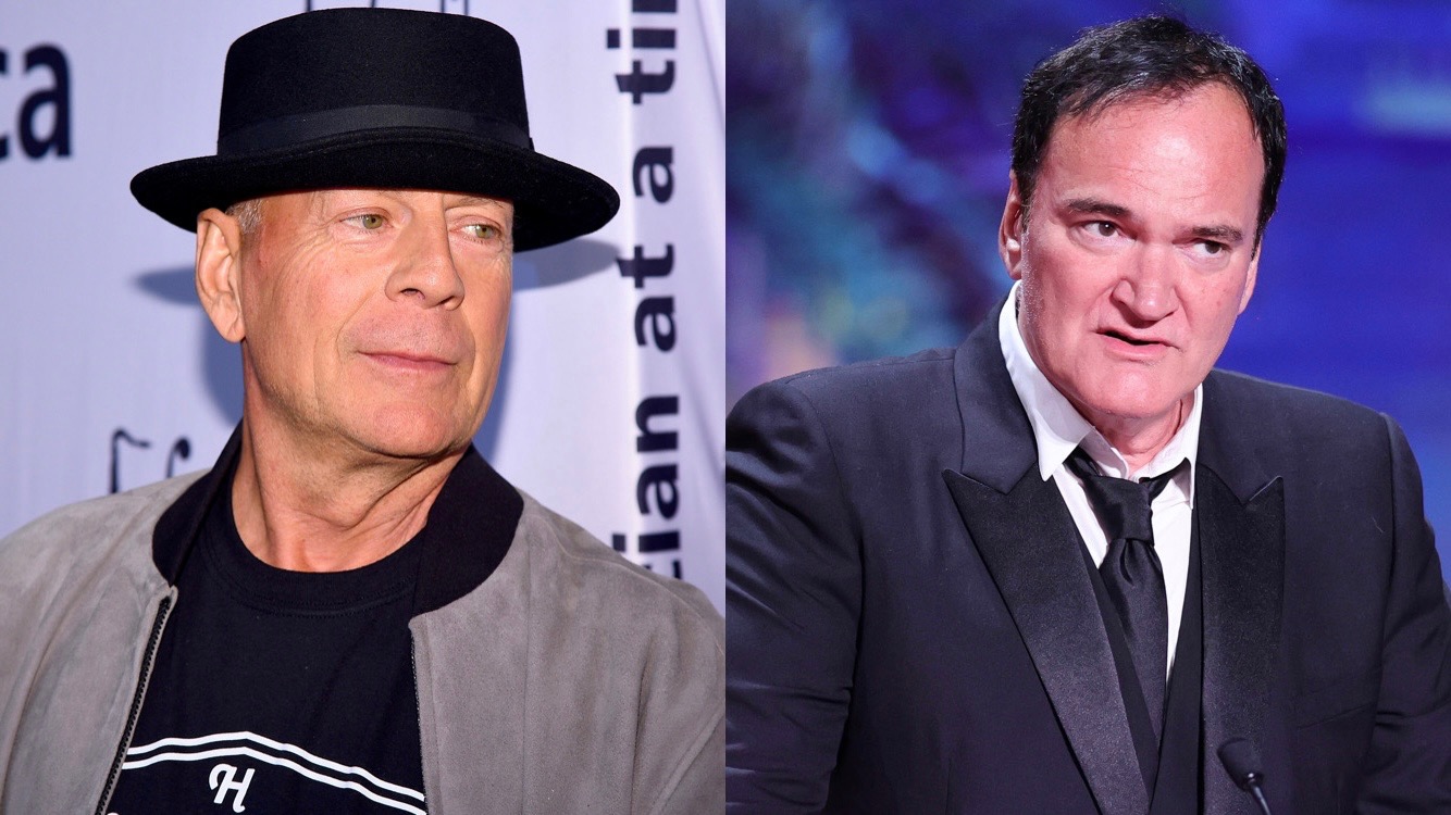 Bruce Willis e Quentin Tarantino (Foto: Getty Images)