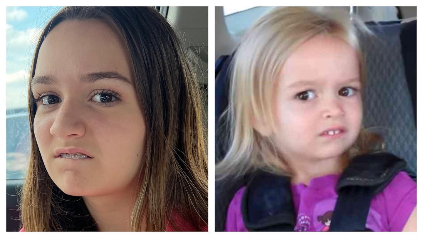 Chloe recria meme (Foto: Reprodução/Instagram)