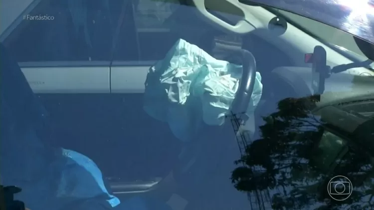 Imagens do Fantástico mostram carro de Mingau