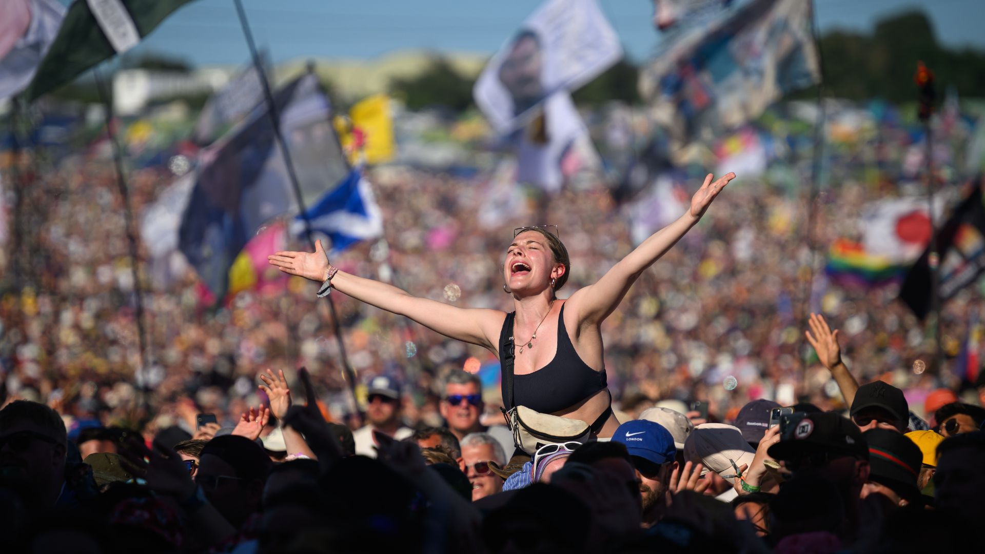 Glastonbury, festival que acontece no Reino Unido (Foto: Leon Neal/Getty Images)