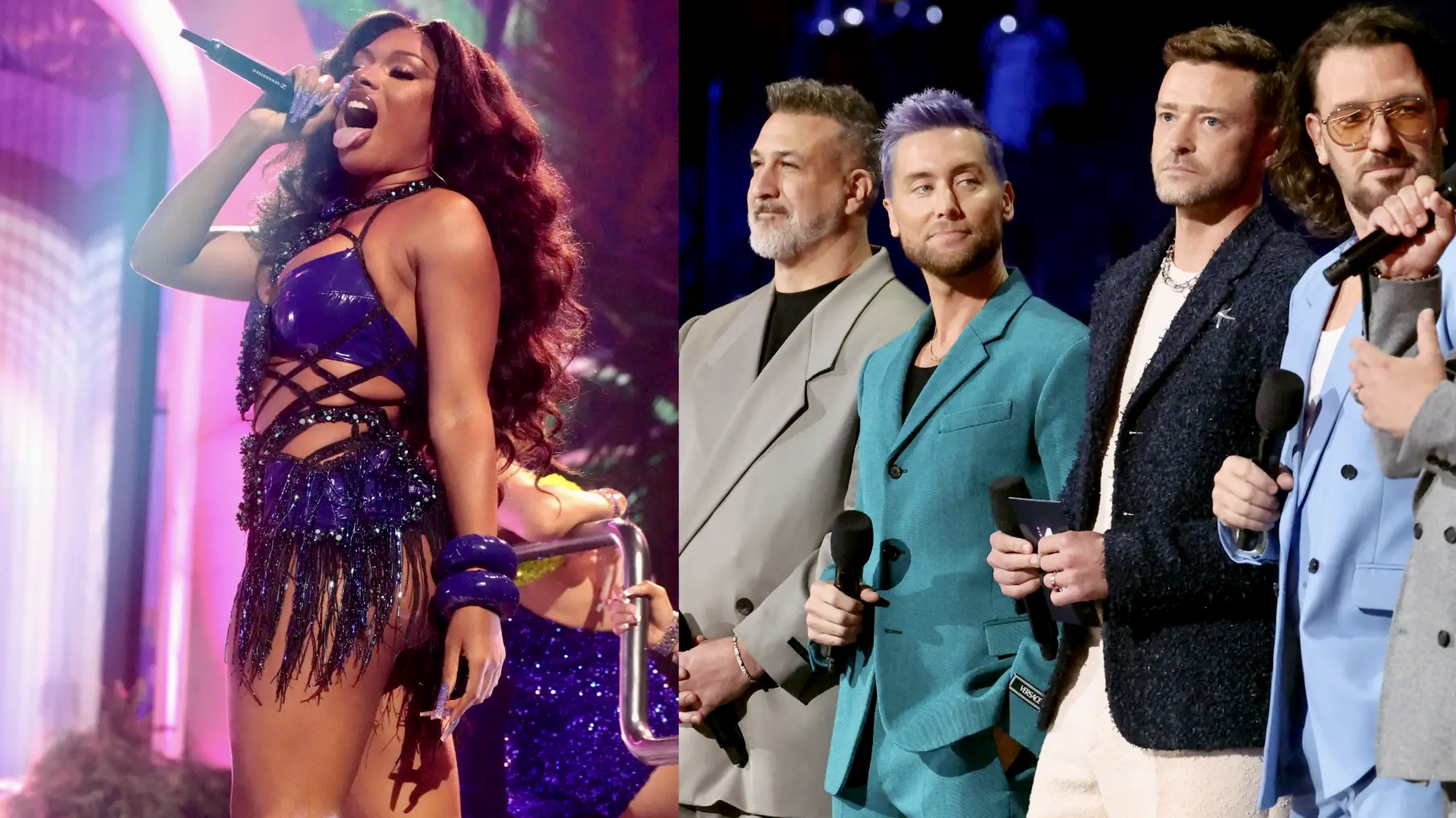 Megan Thee Stallion e NSYNC (Foto: Getty Images)