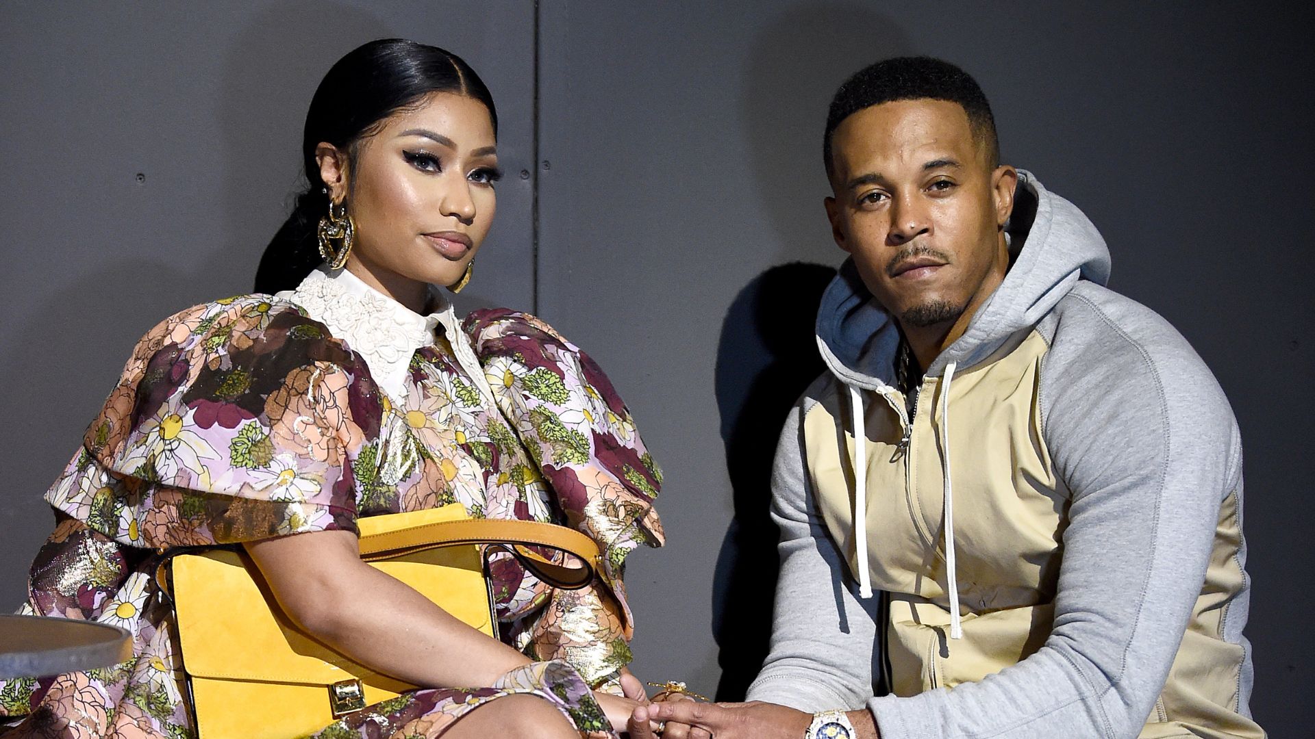 Nicki Minaj e Kenneth Petty (Foto: Dimitrios Kambouris/Getty Images for Marc Jacobs)