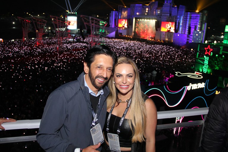 Ricardo Nunes e Regina Nunes no The Town (Gildson di Souza/SECOM)