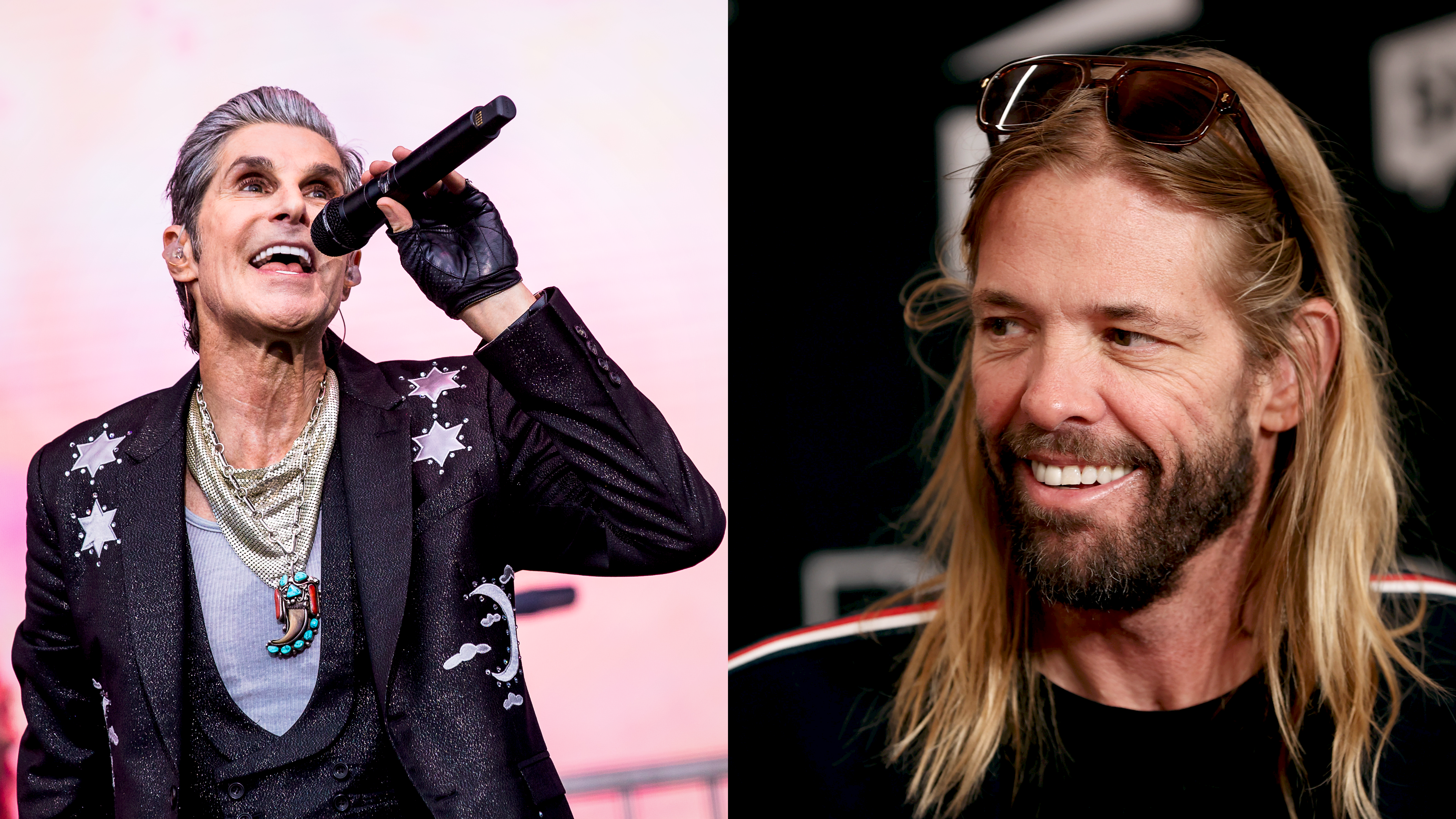 Perry Farrell e Taylor Hawkins (Getty Images)