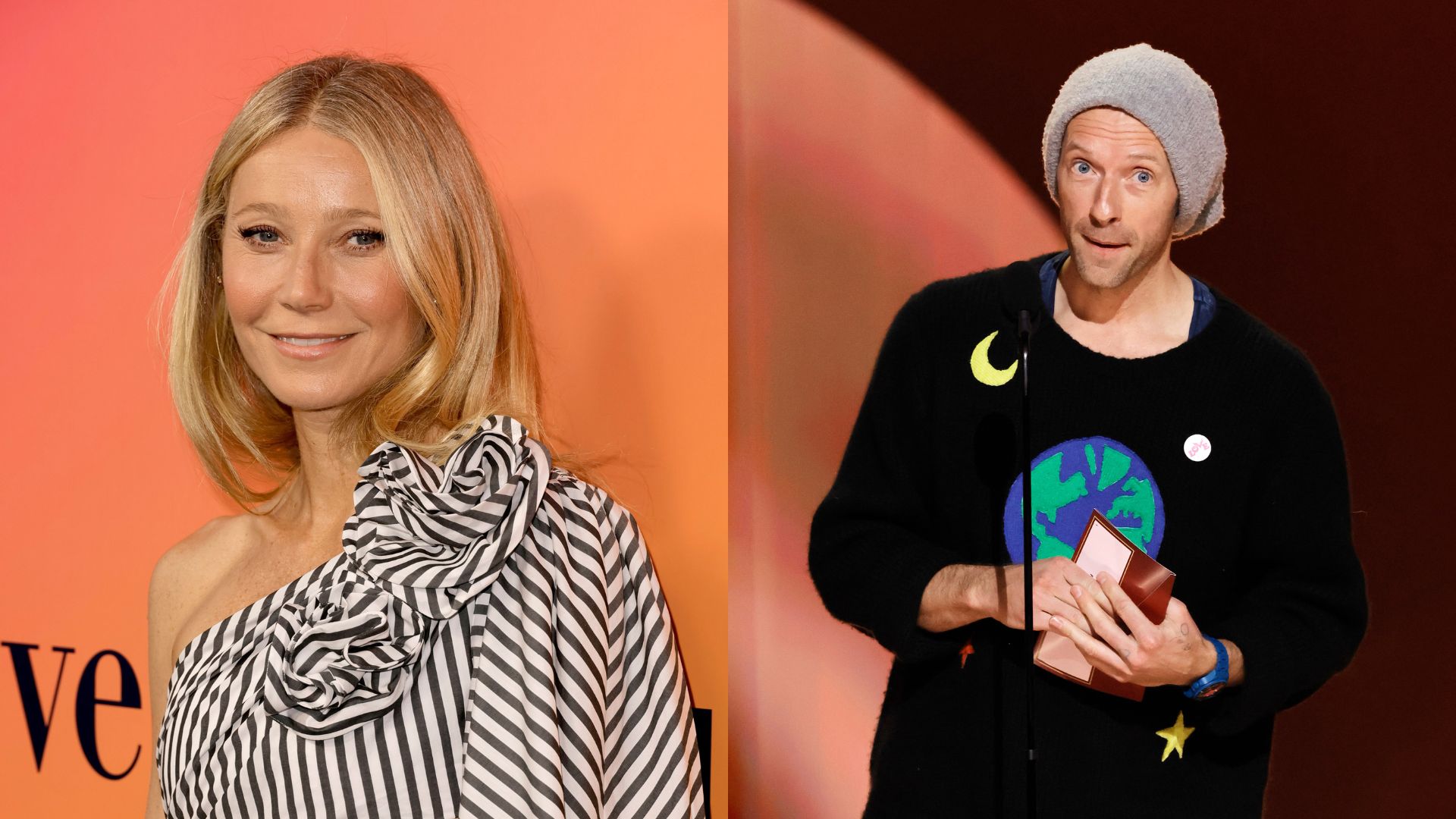 Gwyneth Paltrow (Foto: Kevin Winter/Getty Images) e Chris Martin (Foto: Kevin Winter/Getty Images)