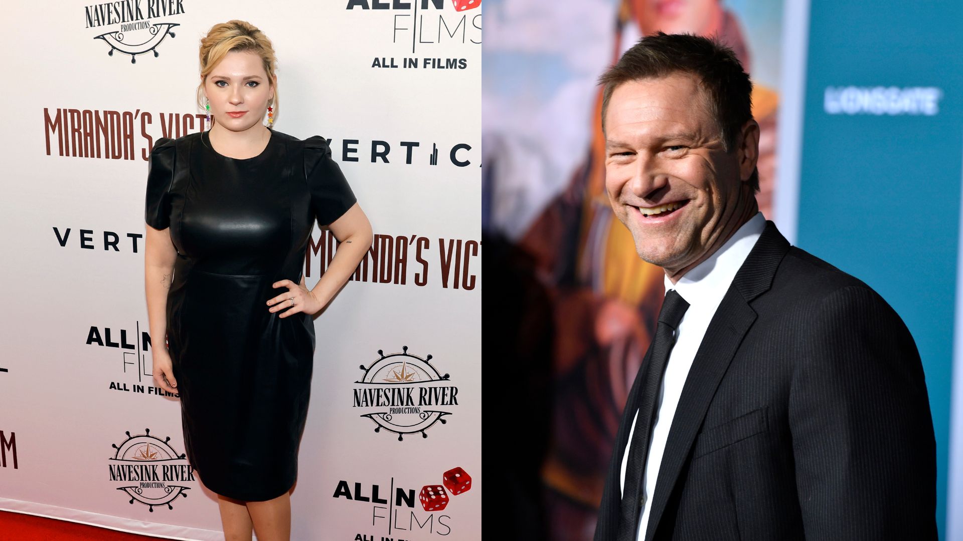 Abigail Breslin e Aaron Eckhart (Fotos: Getty Images)