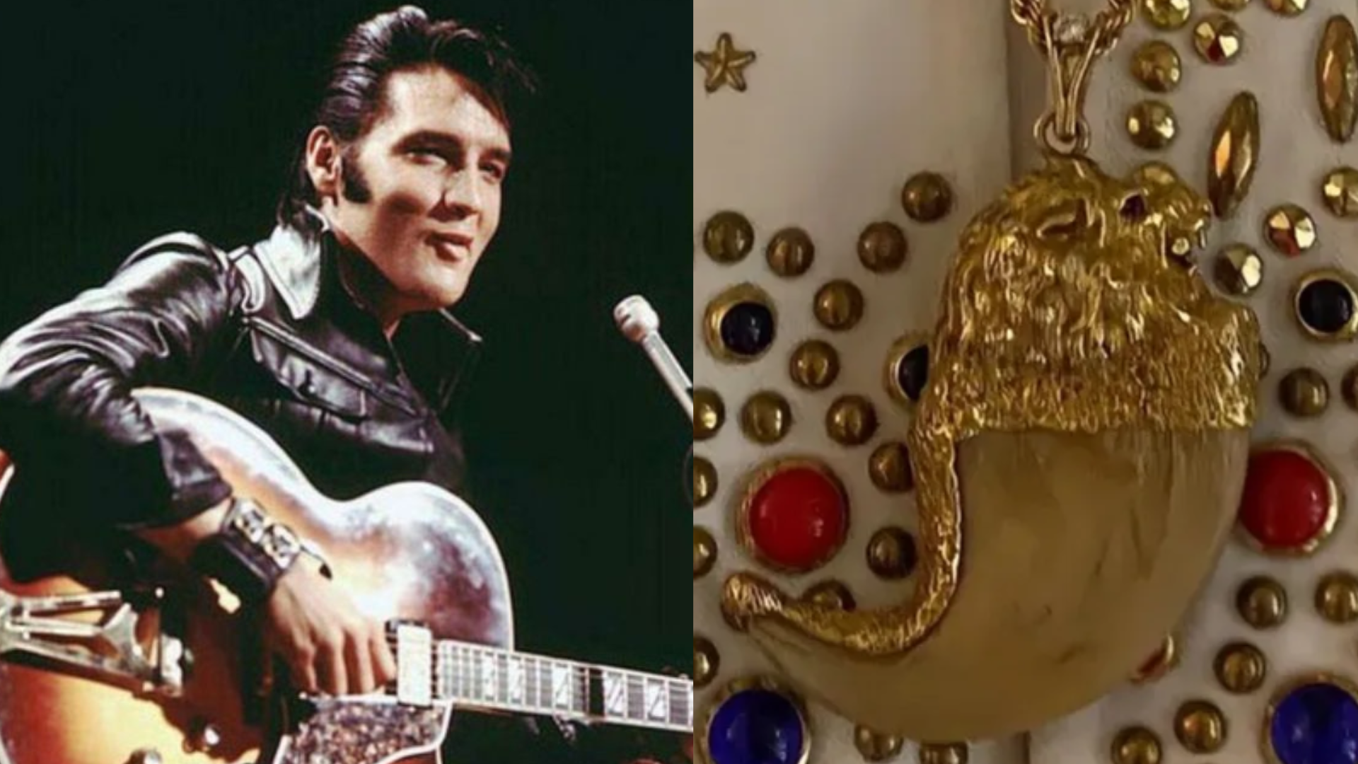 Colar 'Garra de leão' de Elvis Presley vai a leilão
