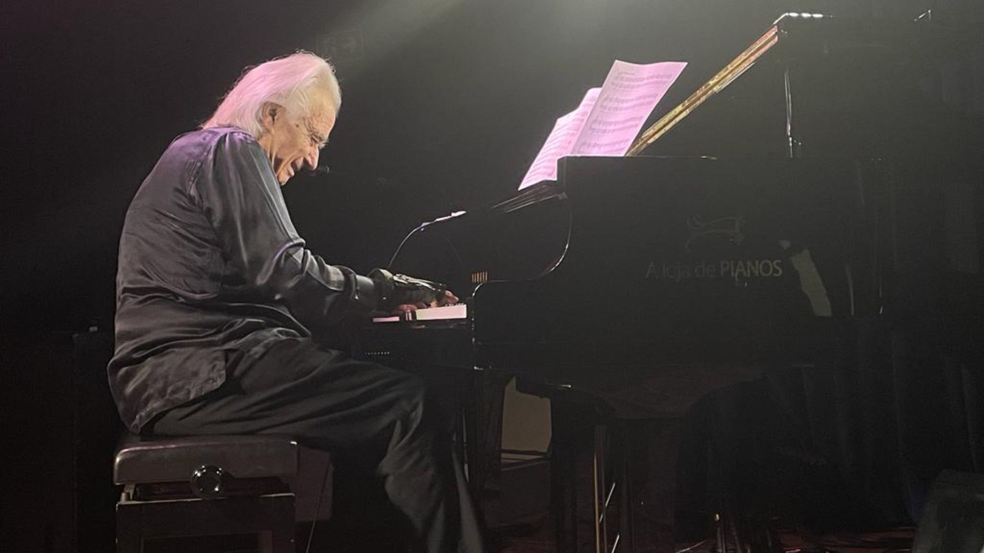 Maestro João Carlos Martins em show no Blue Note pela Rolling Stone Sessions (Foto: Felipe Grutter)