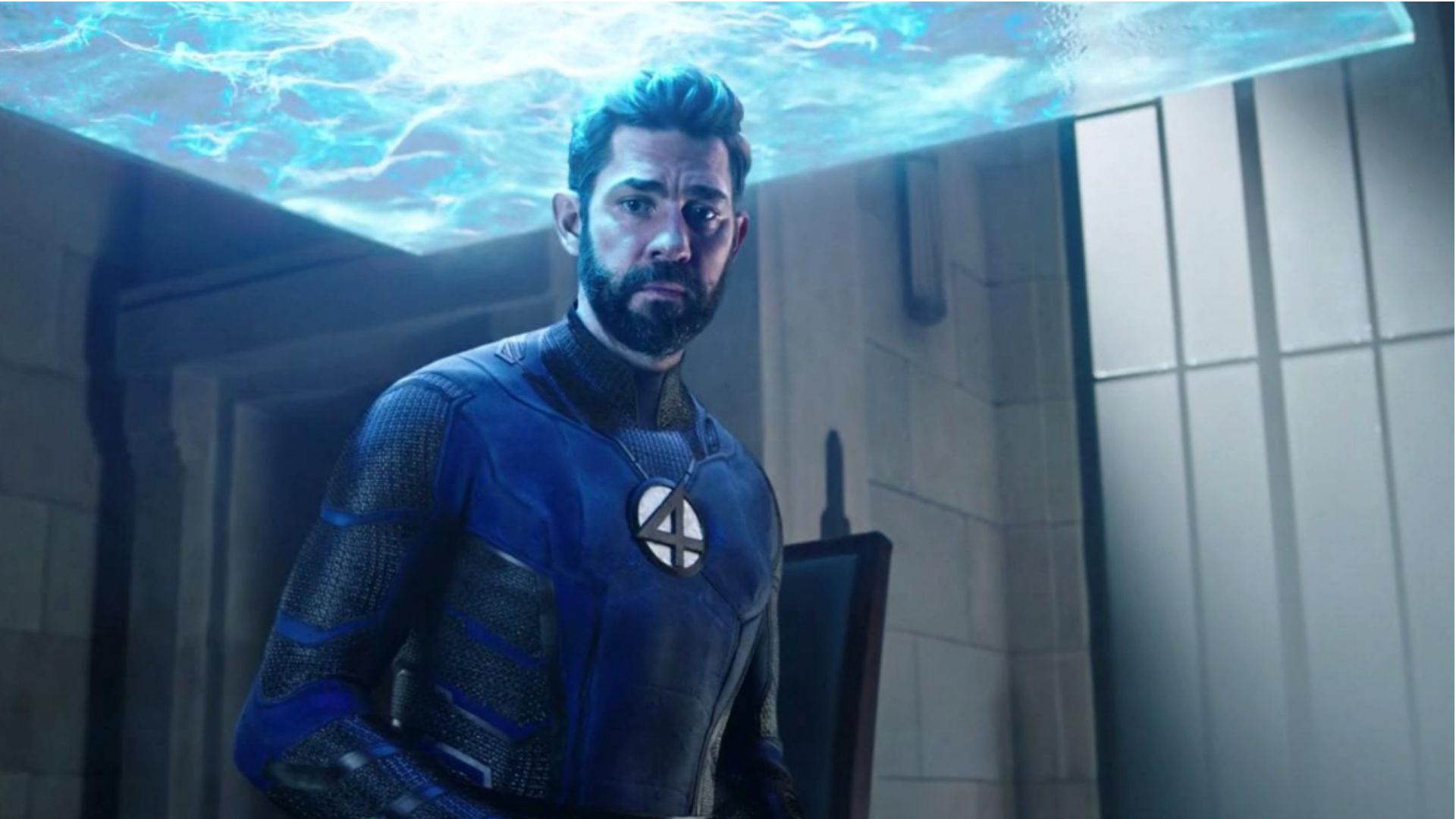 John Krasinski (The Office) interpretou Reed Richards, líder do Quarteto Fantástico, em Doutor Estranho no Multiverso da Loucura (Foto: Divulgação/Marvel Studios)