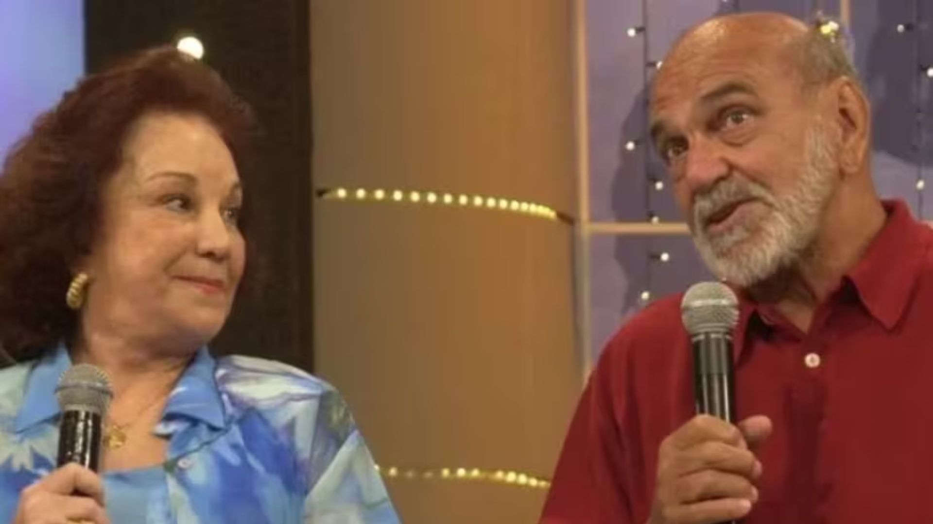 Lima Duarte e Lolita Rodrigues (Foto: Reprodução/Globo)