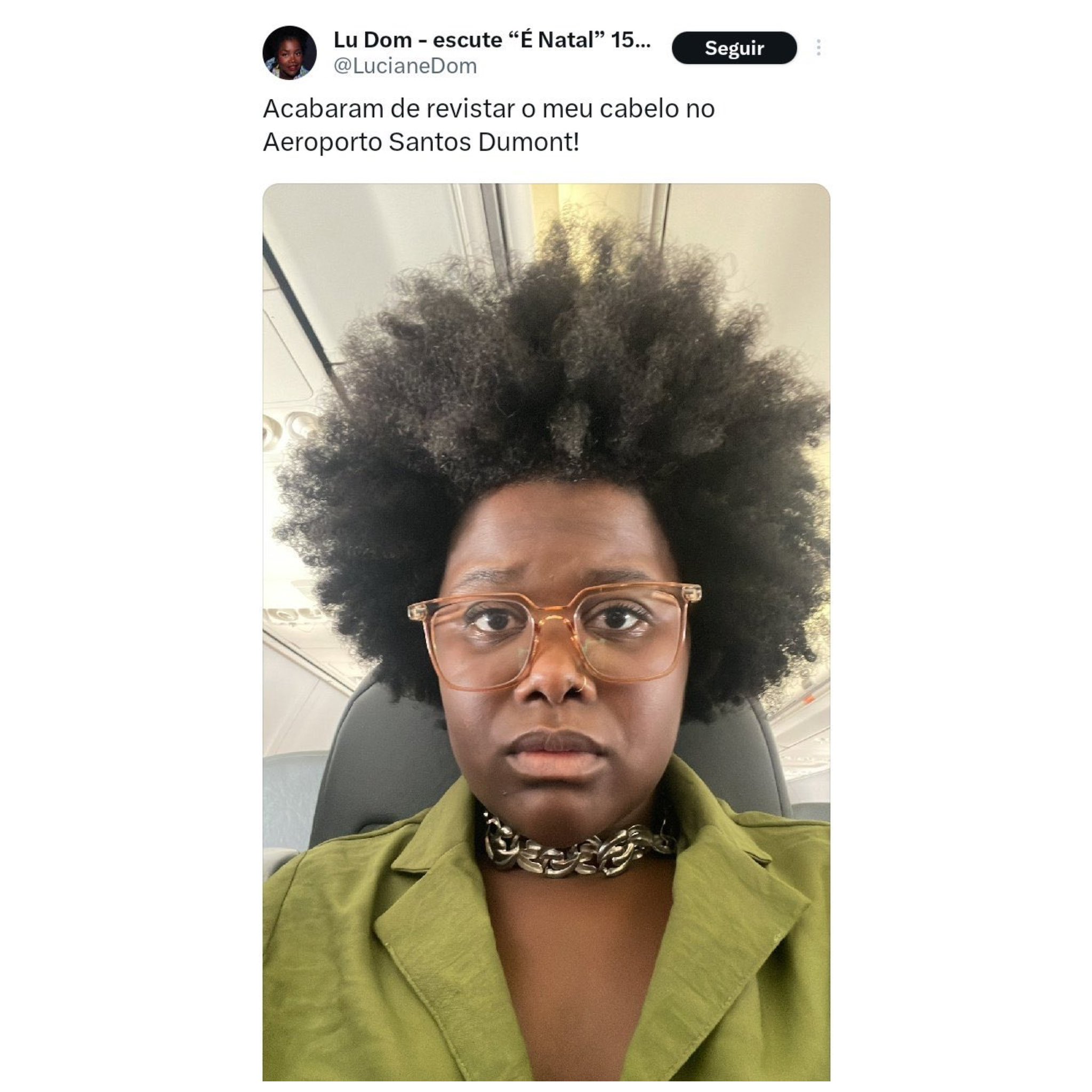 Luciene Dom no X (antigo Twitter)
