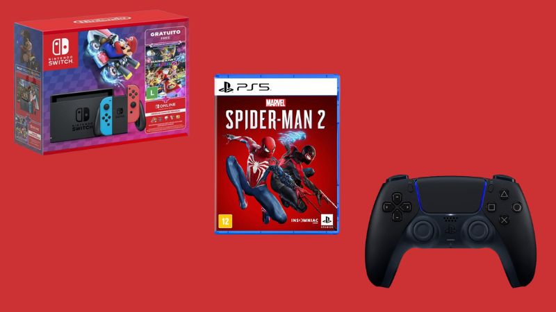 Variando entre games, consoles e periféricos, selecionamos alguns dos produtos do setor que estão fazendo sucesso