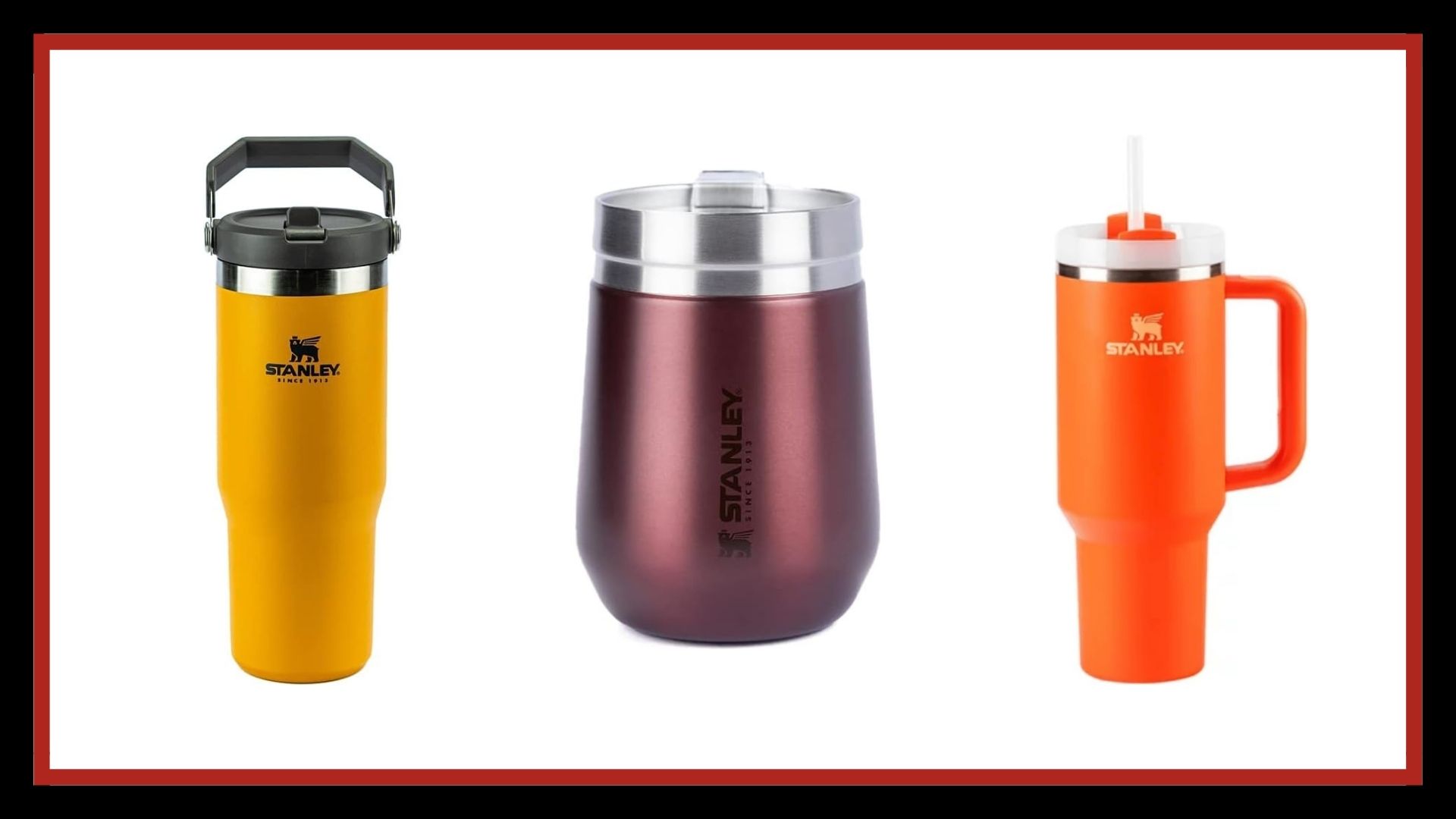 Aprenda curiosidades sobre os famosos copos, garrafas e canecas Stanley, e adquira os seus favoritos agora mesmo