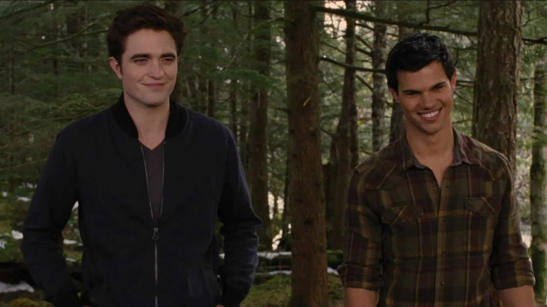 Robert Pattinson e Taylor Lautner em A Saga Crepúsculo: Amanhecer - Parte 2 (Foto: Reprodução/Temple Hill Entertainment)