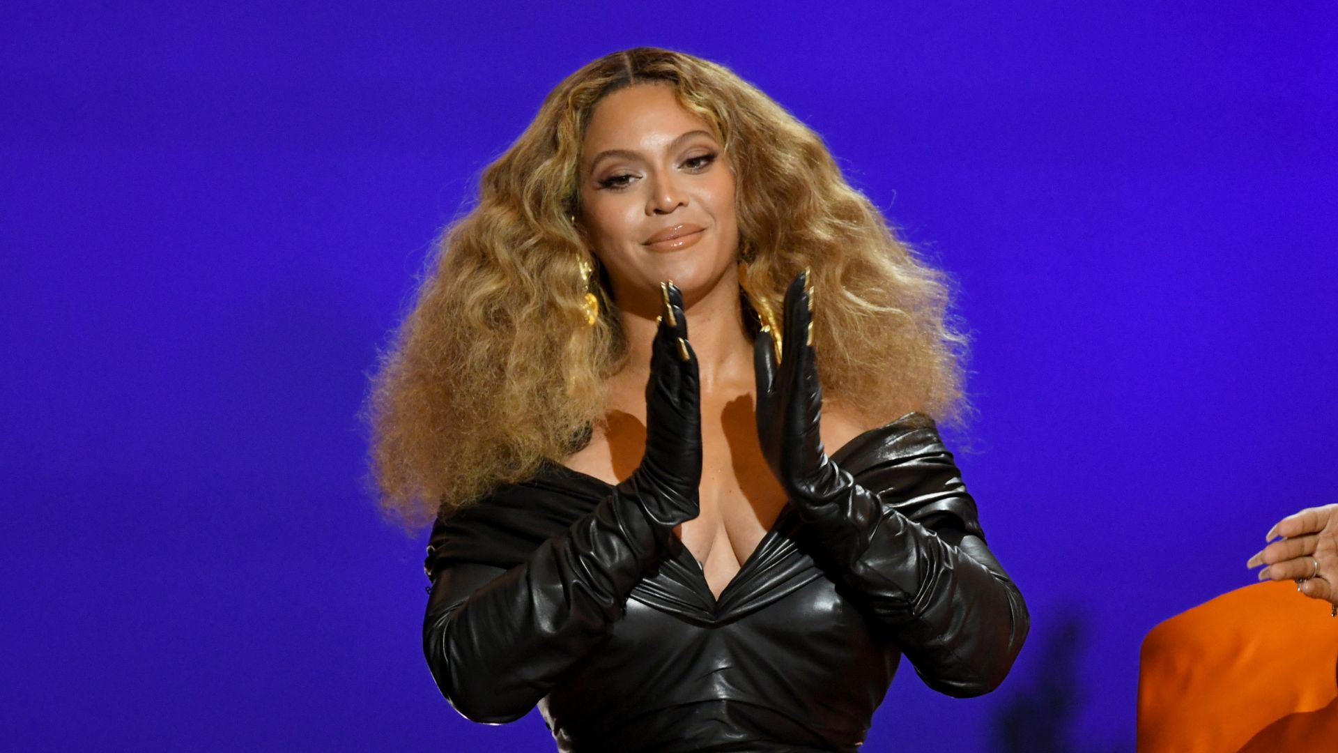 Beyoncé durante 63ª edição da Grammy's Award.