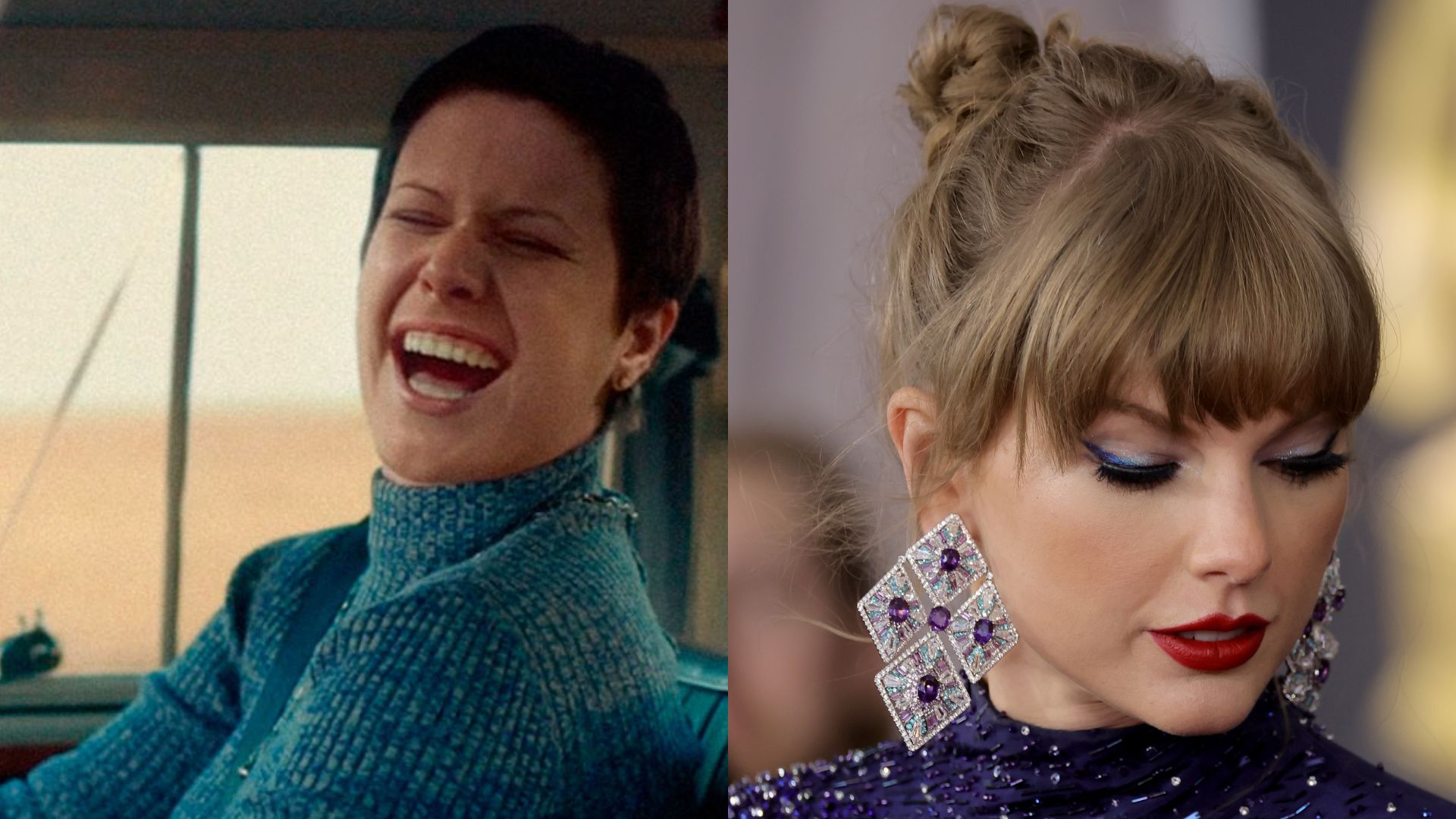 Elis Regina de IA (Foto: Reprodução) | Taylor Swift (Foto: Amy Sussman/Getty Images)