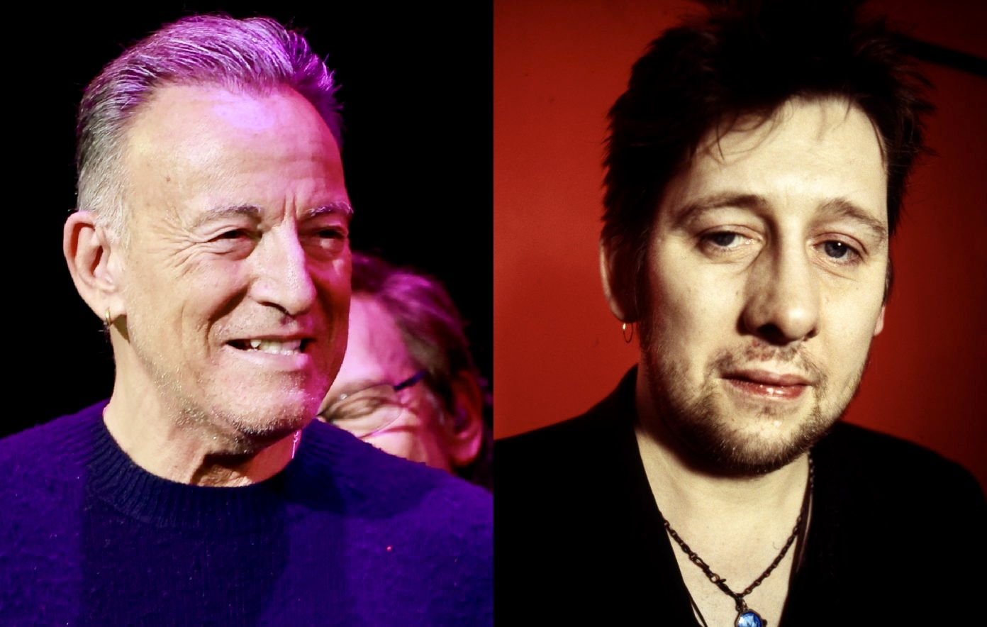 Bruce Springsteen e Shane MacGowan (foto de Jason Mendez/Martyn Goodacre/Getty Images)