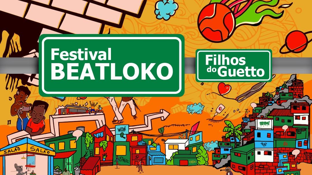 Pôster da primeira edição do Festival Beatloko & Filhos do Guetto (Foto: Divulgação)