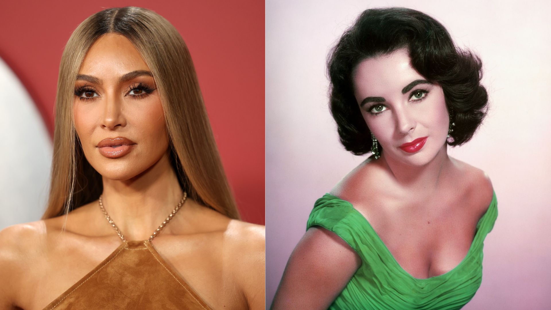 Kim Kardashian vai trabalhar em série sobre Elizabeth Taylor