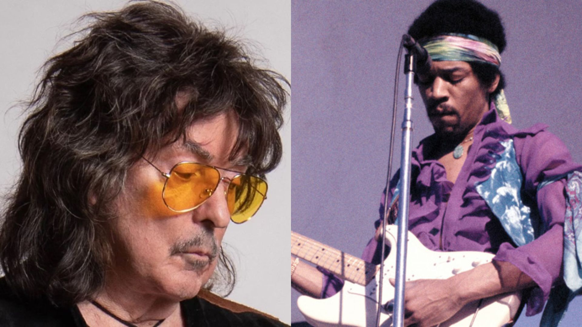 Ritchie Blackmore (Foto: via Site Igor Miranda) Jimi Hendrix (Foto: via G1)