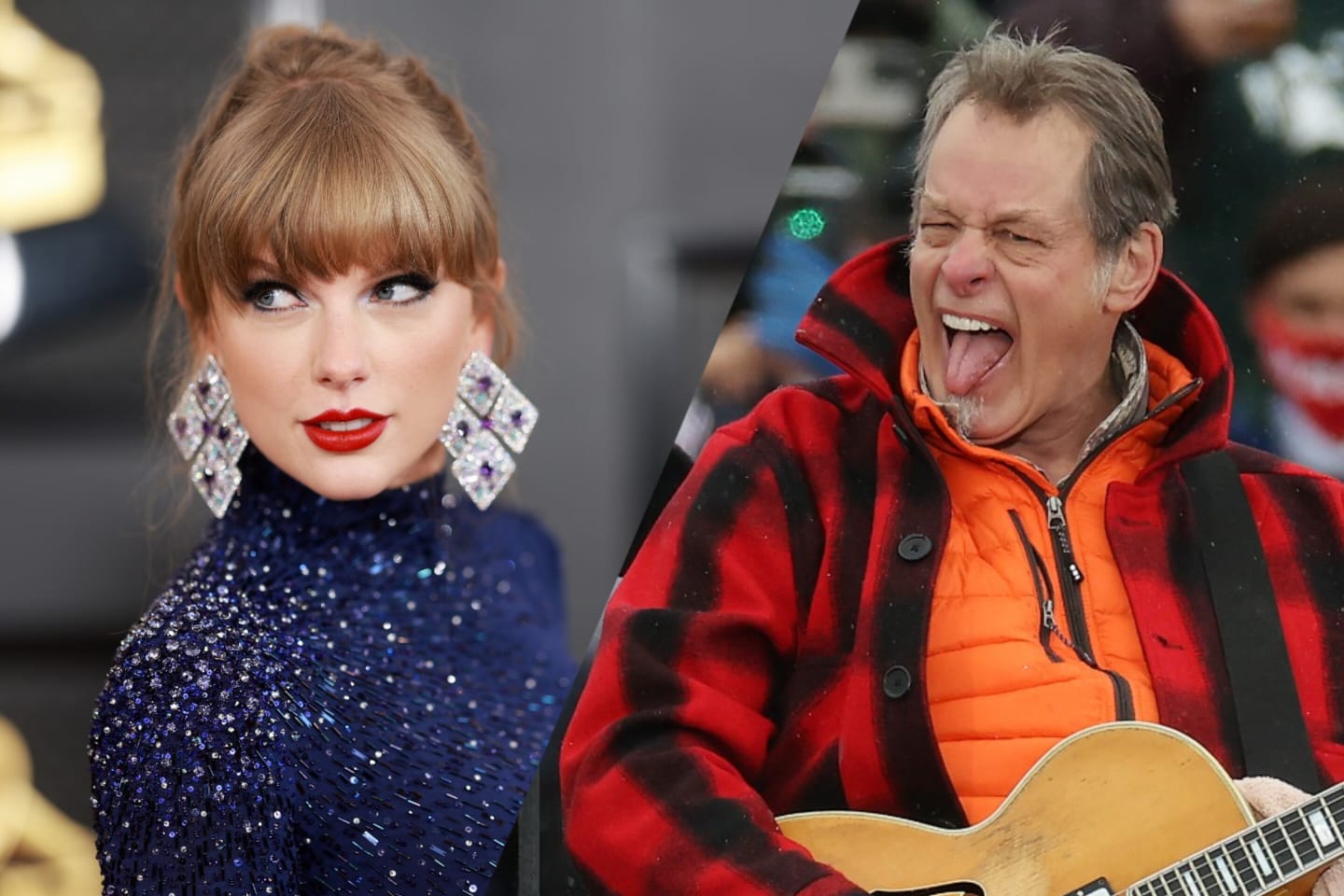 Taylor Swift e Ted Nugent (Getty Images)