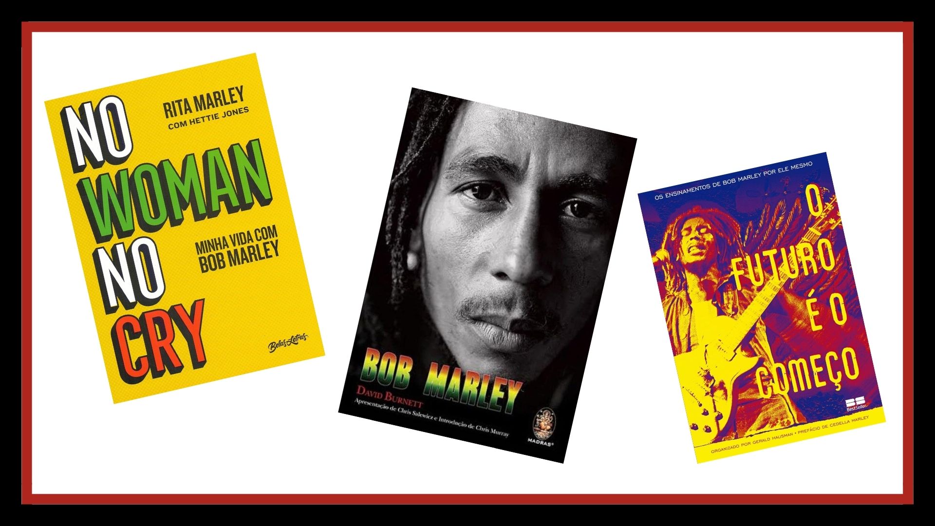 Receba inspirações de paz e amor através dos livros inspirados na vida e obra de Bob Marley, um dos maiores nomes da história da música