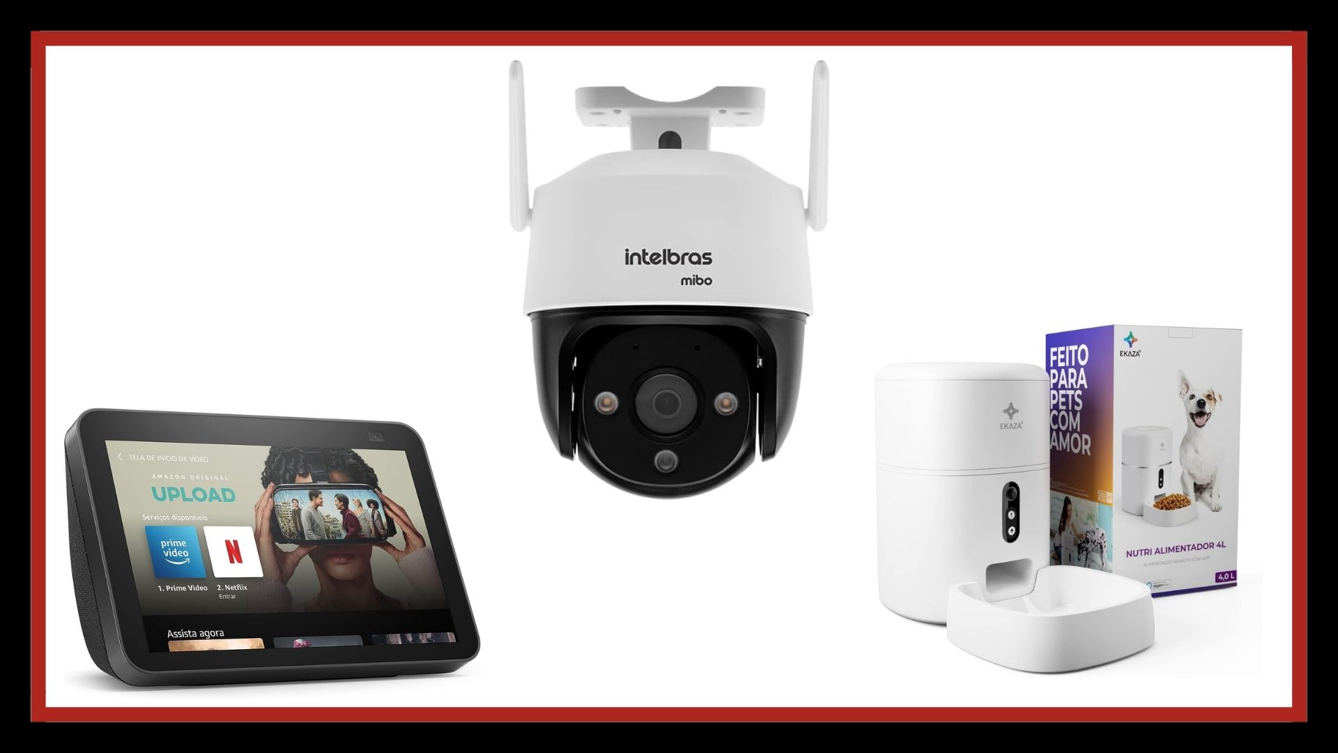 De câmera a fechadura eletrônica, nós elencamos algumas soluções tecnológicas para sua casa que estão disponíveis na Amazon com ótimo custo-benefício.