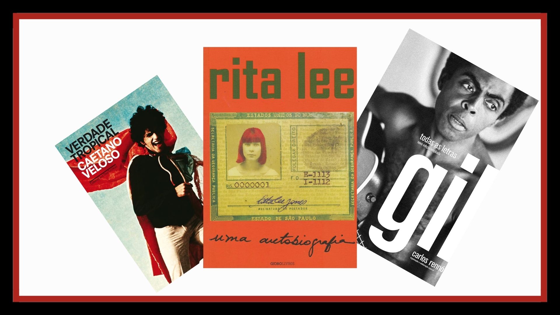 Artistas da música brasileira também escrevem livros, e nós preparamos uma lista super especial que vai te interessar.