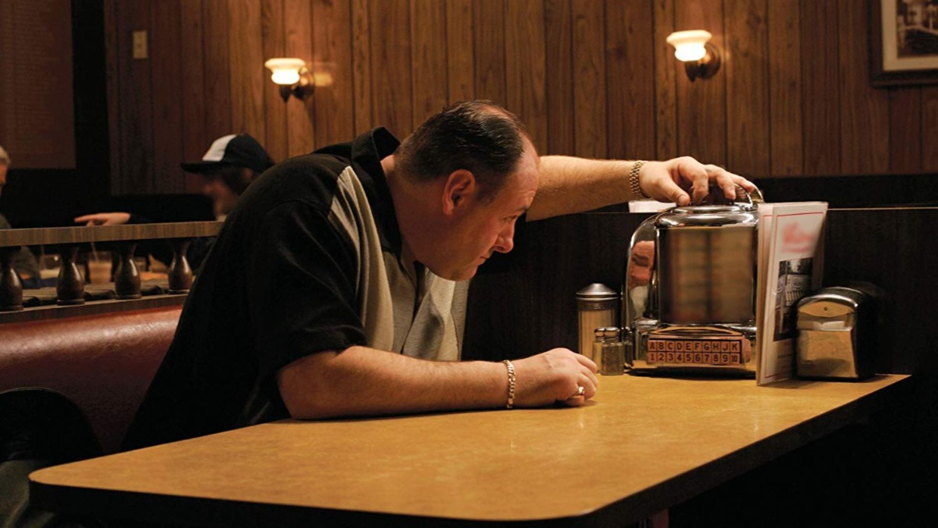 James Gandolfini como Tony Soprano em Família Soprano (Foto: Divulgação)