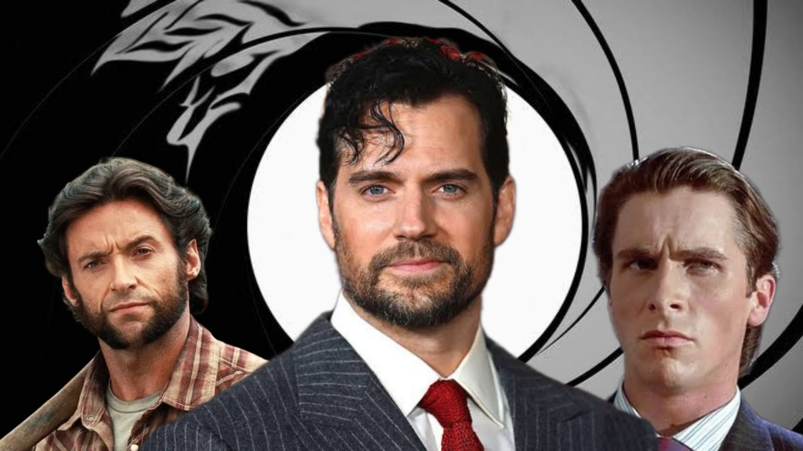 Hugh Jackman, Henry Cavill e Christian Bale foram alguns dos nomes cotados para interpretar James Bond no cinema (Divulgação/Getty Images)