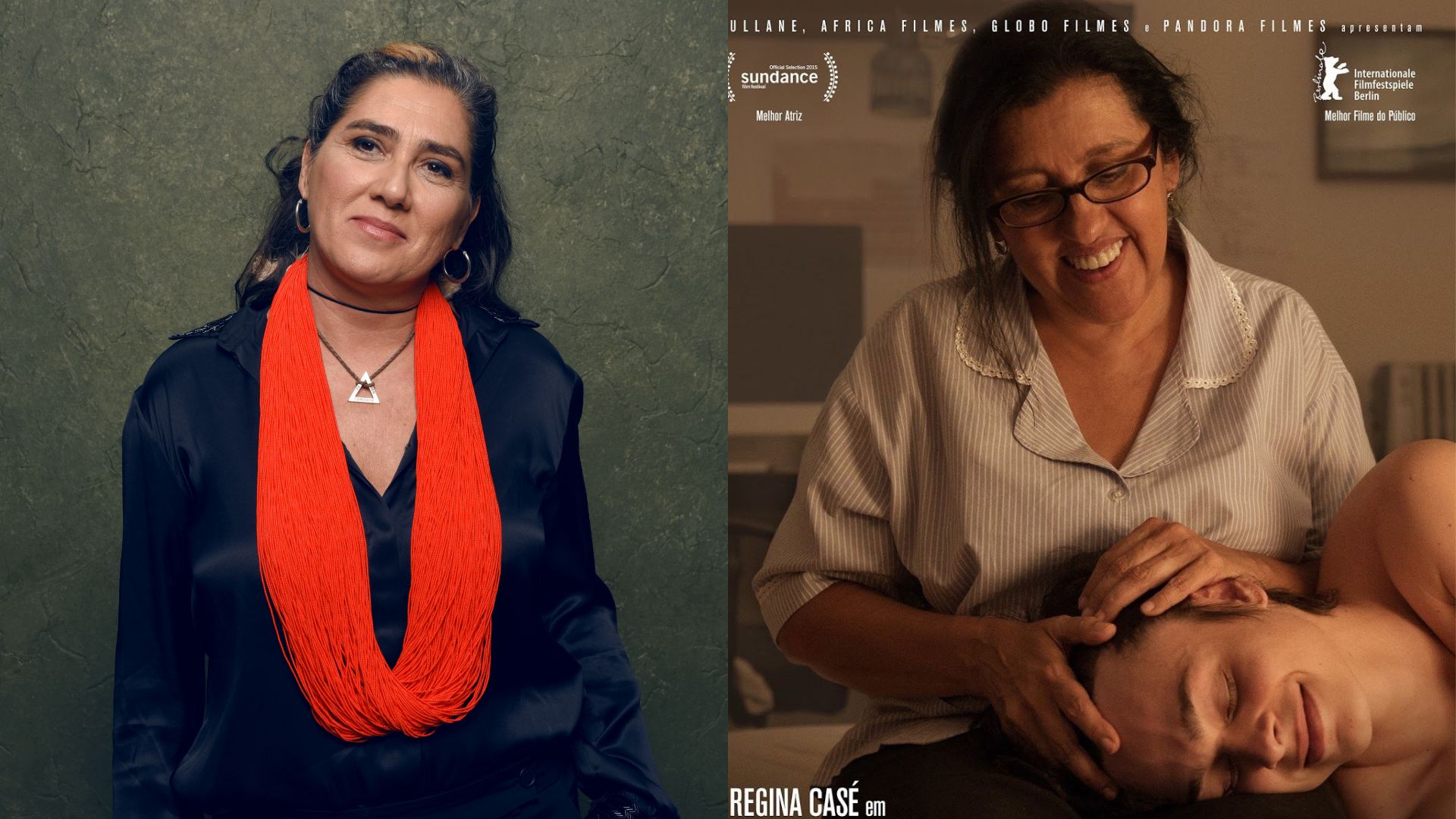 Anna Muylaert (Foto: Larry Busacca/Getty Images) | Pôster de 'Que Horas Ela Volta?' (Foto: Divulgação)