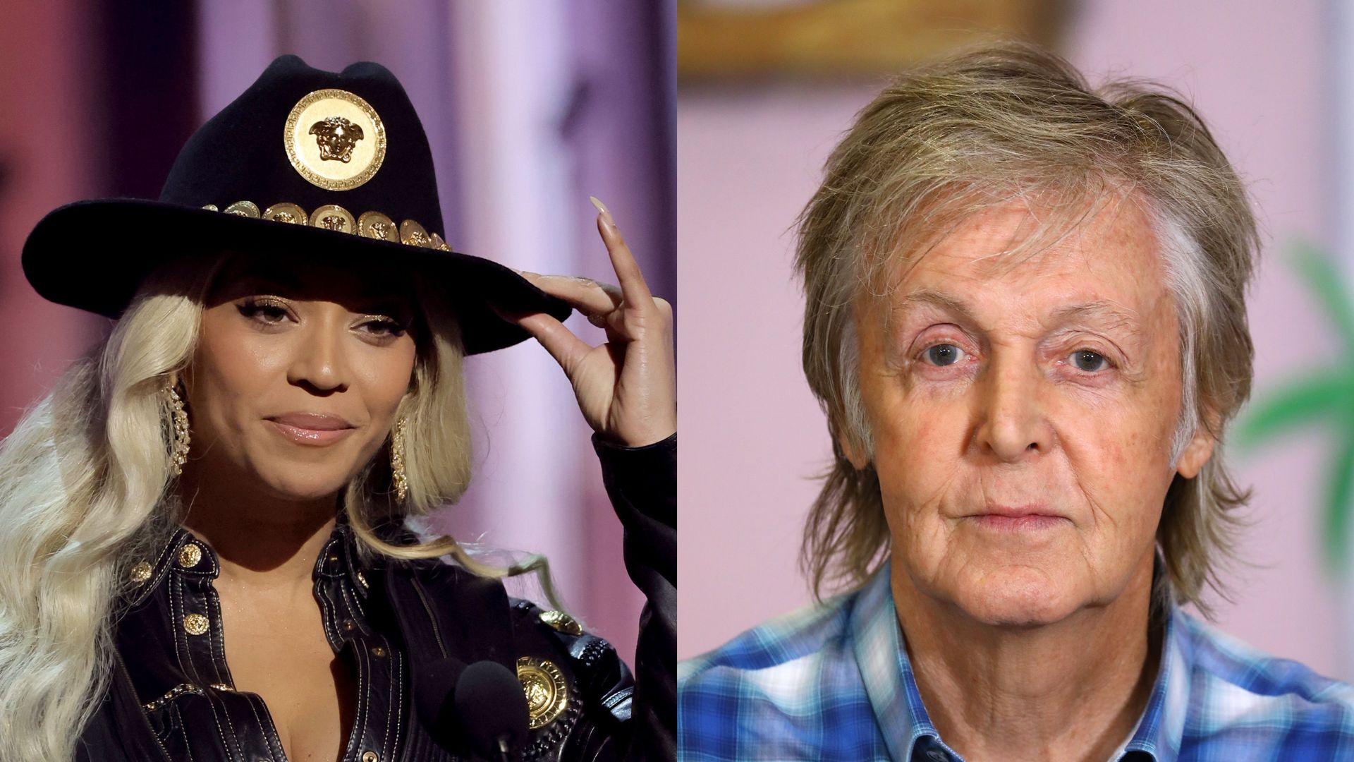 Beyoncé (Foto: Kevin Winter/Getty Images) | Paul McCartney (Foto: Tim P. Whitby/Getty Images)