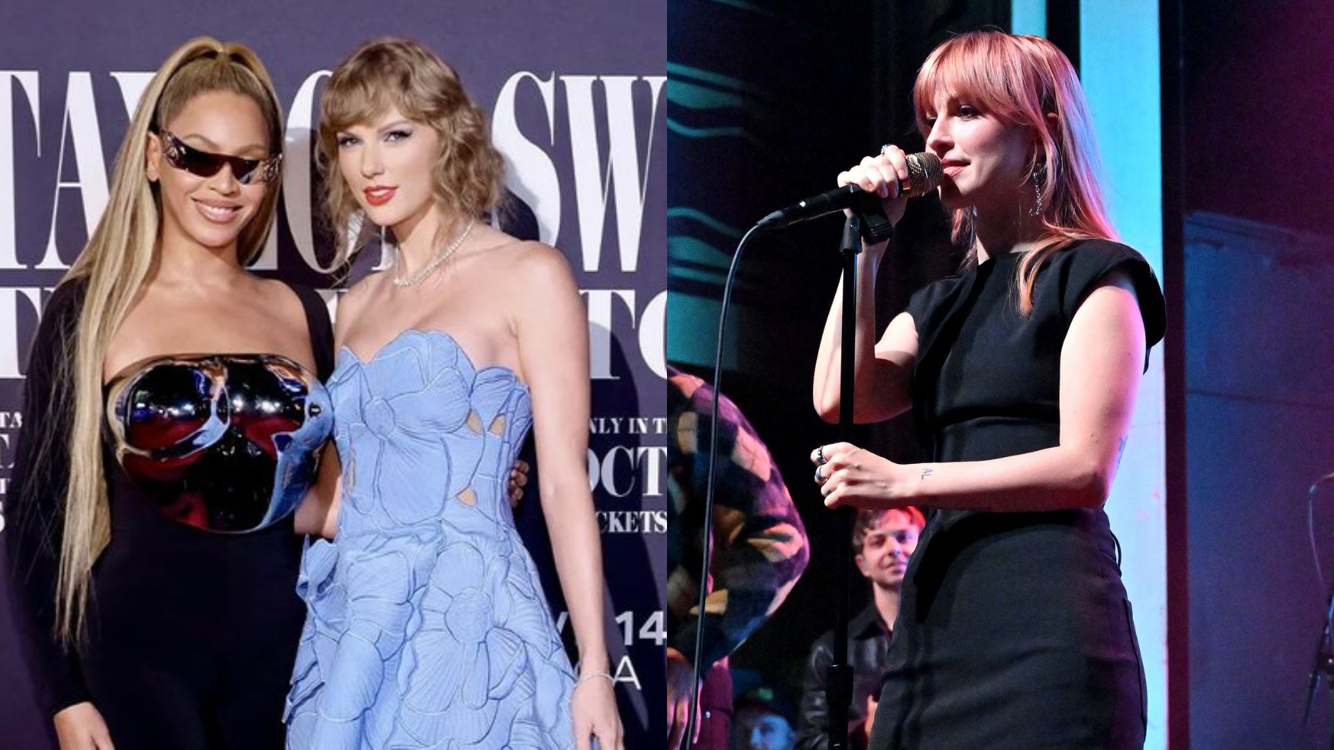 Beyoncé, Taylor Swift e Hayley Williams (Foto: Getty Images)