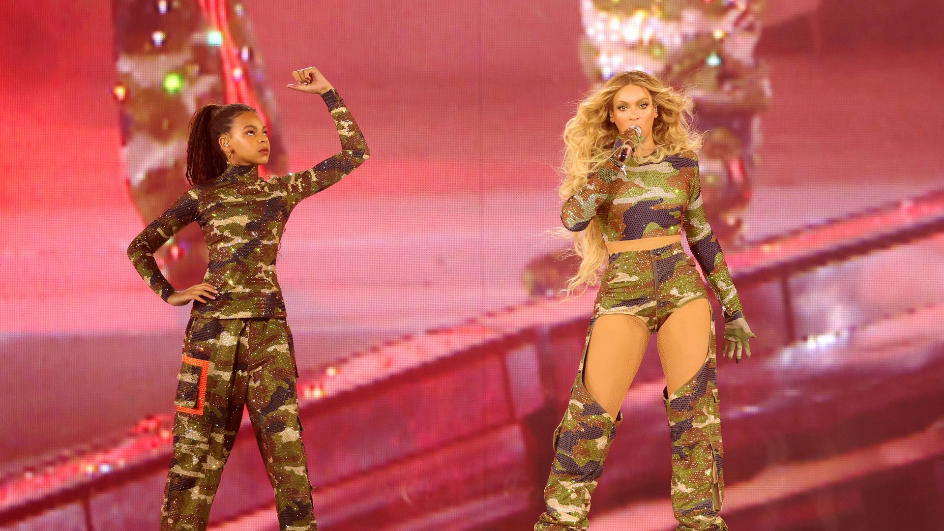 Blue Ivy e Beyoncé (Foto: Kevin Mazur/WireImage)