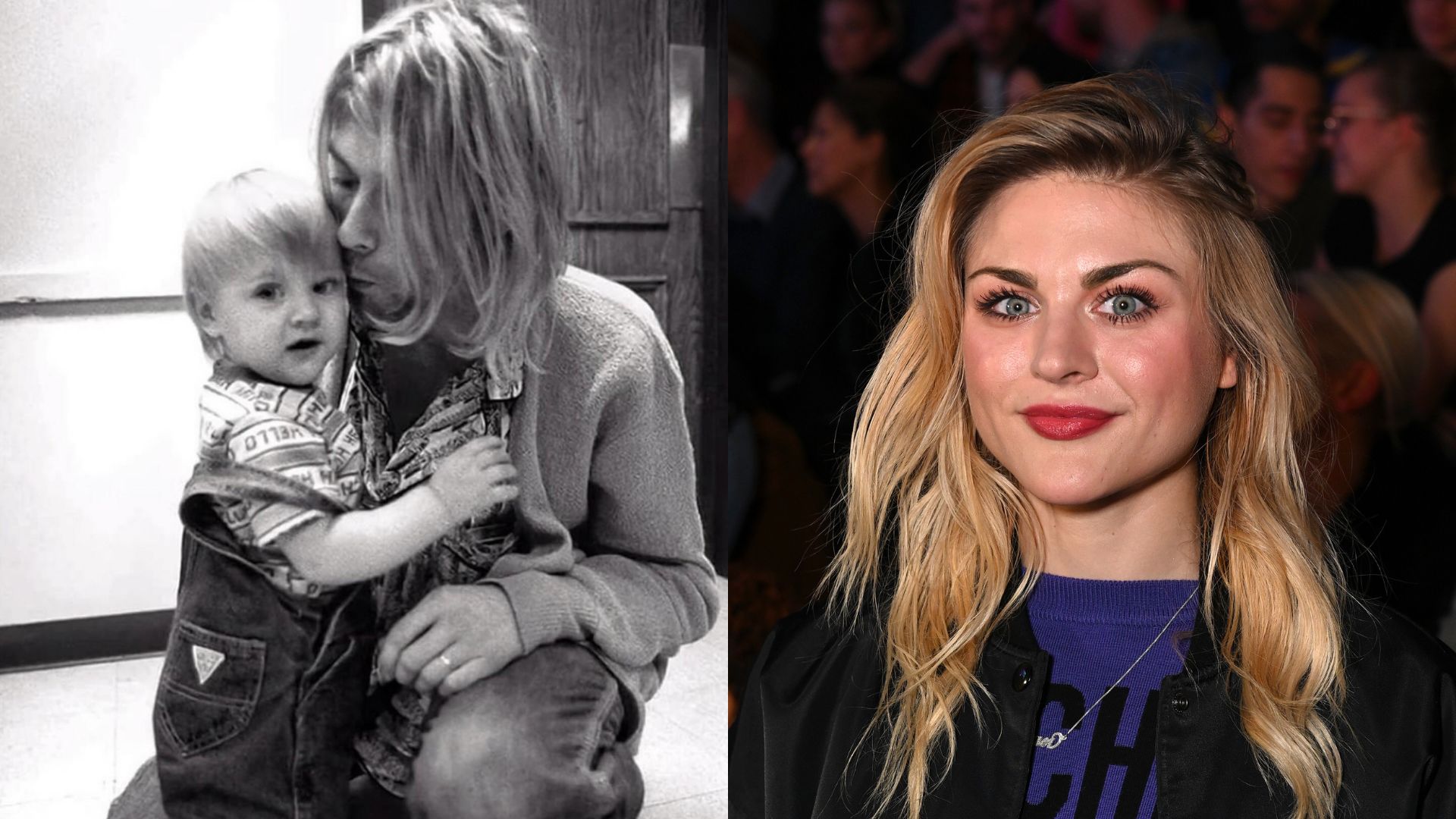 Frances Bean e Kurt Cobain (Foto: Reprodução/Instagram) | Frances Bean Cobain (Foto: Mike Coppola/Getty Images)