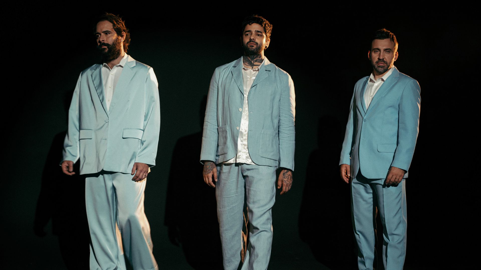 Thiago Guerra, Lucas Silveira e Gustavo "Vavo" Mantovani formam Fresno (Foto: Camila Cornelsen)