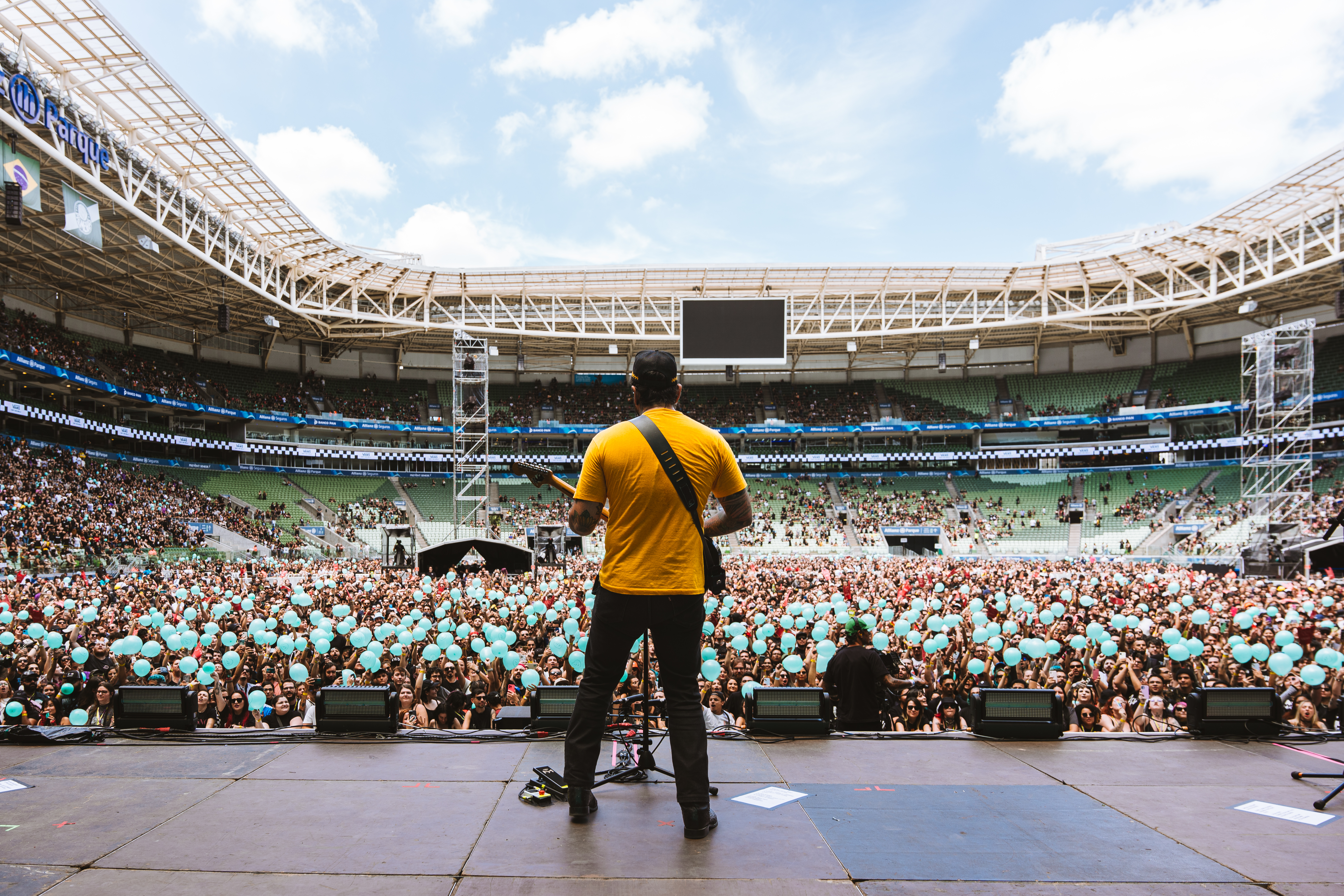 Fresno no festival I Wanna Be Tour, no Allianz Parque (Foto: André Figueirêdo)