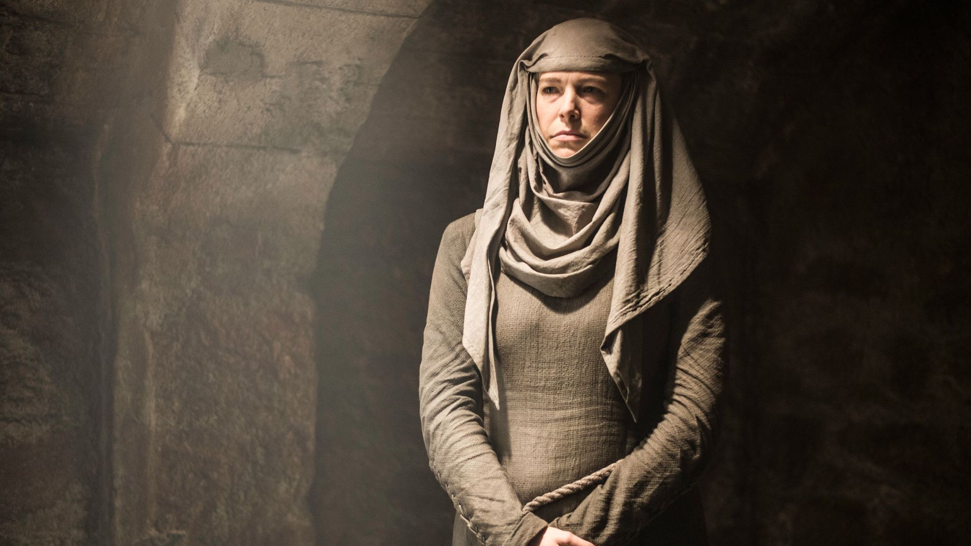 Hannah Waddingham como Septã Unella em Game of Thrones (Foto: Divulgação)