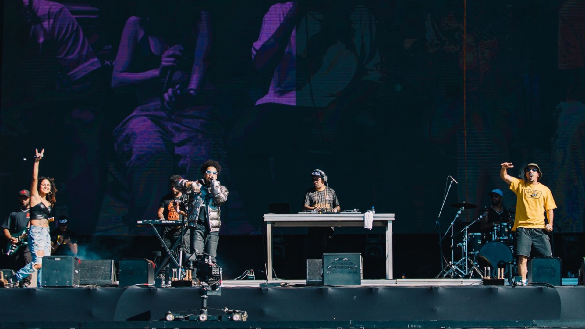 A batalha de MCs aconteceu pela primeira vez durante a edição de 20 anos do João Rock, em 2023 (Foto: Prídia)