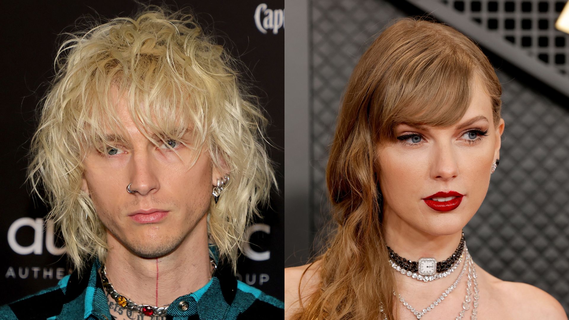 Machine Gun Kelly (Foto: Ethan Miller/Getty Images) | Taylor Swift (Foto: Frazer Harrison/Getty Images)