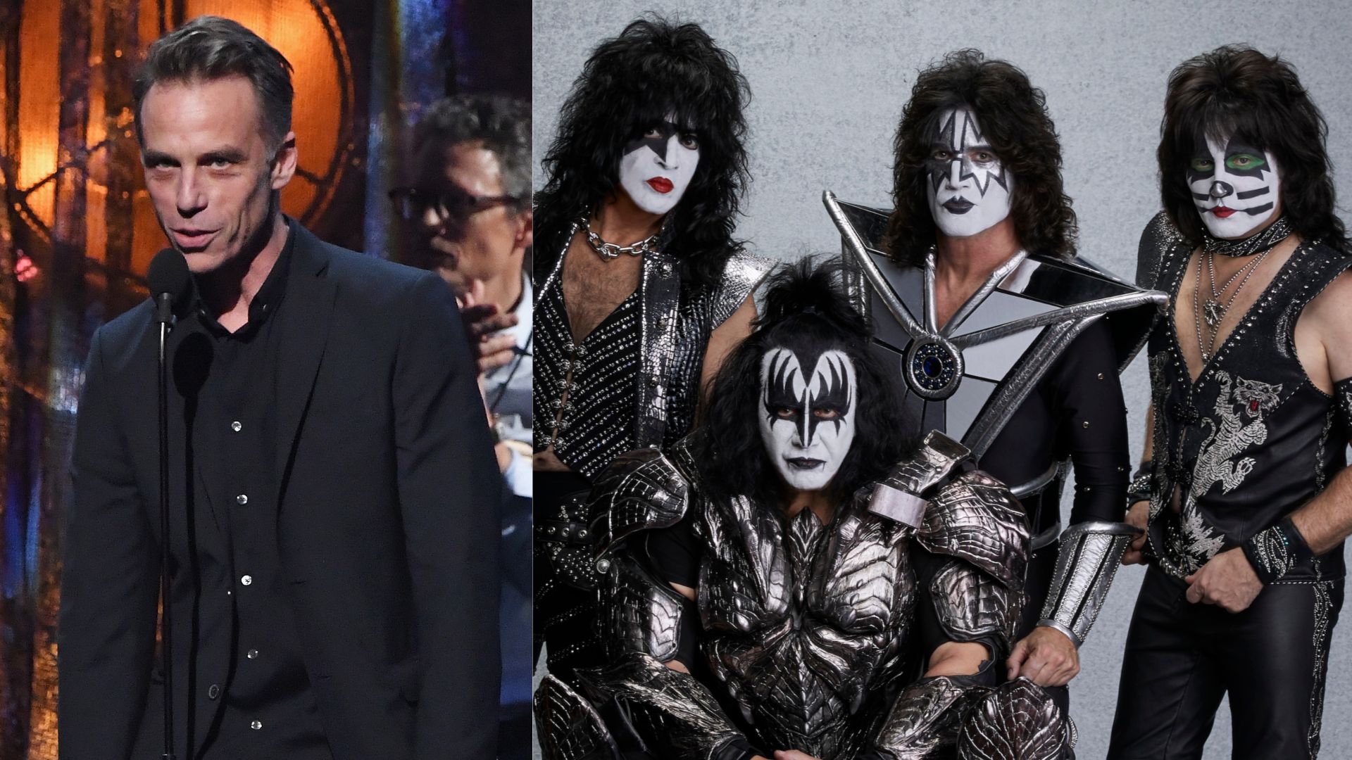 Matt Cameron, do Pearl Jam (Foto: Mike Coppola/Getty Images), e Kiss (Foto: Divulgação)