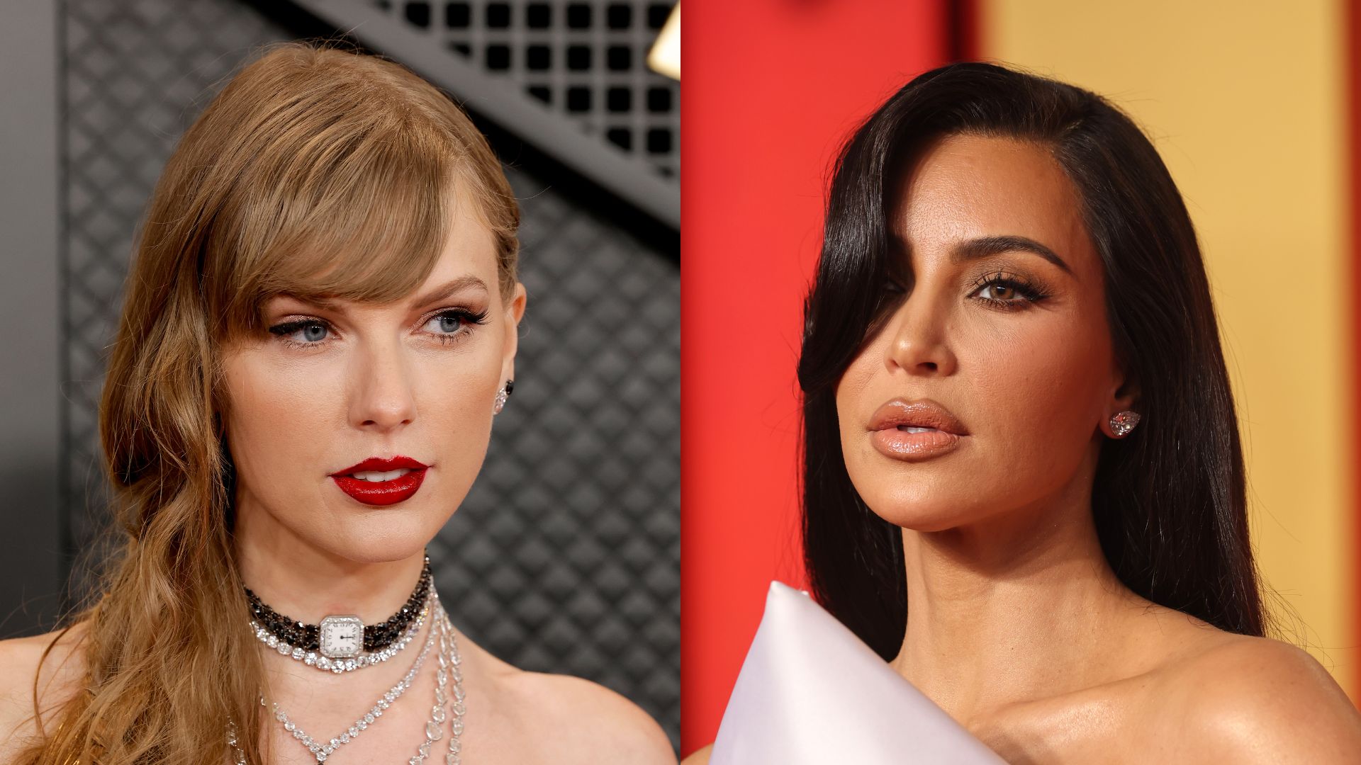 Taylor Swift (Foto: Frazer Harrison/Getty Images) | Kim Kardashian (Foto: Amy Sussman/Getty Images)