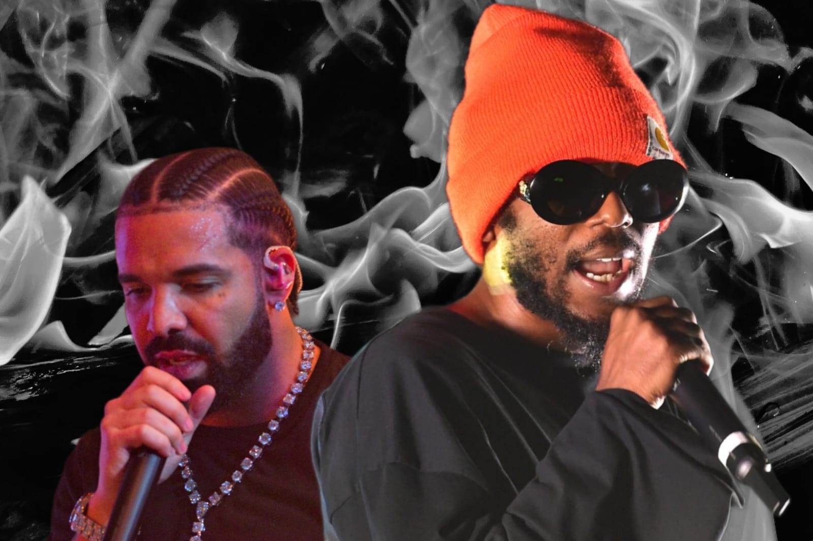 Drake e Kendrick Lamar (Getty Images/Unsplash)