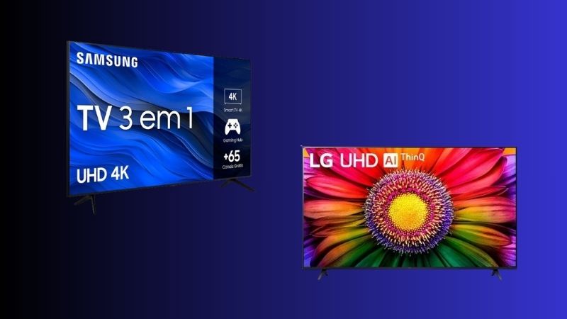 Adquira uma Smart TV da LG, da TCL ou da Samsung por preços imperdíveis durante os últimos dias da Eletro Week no Mercado Livre