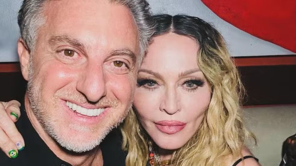 Luciano Huck e Madonna (Reprodução/Instagram)