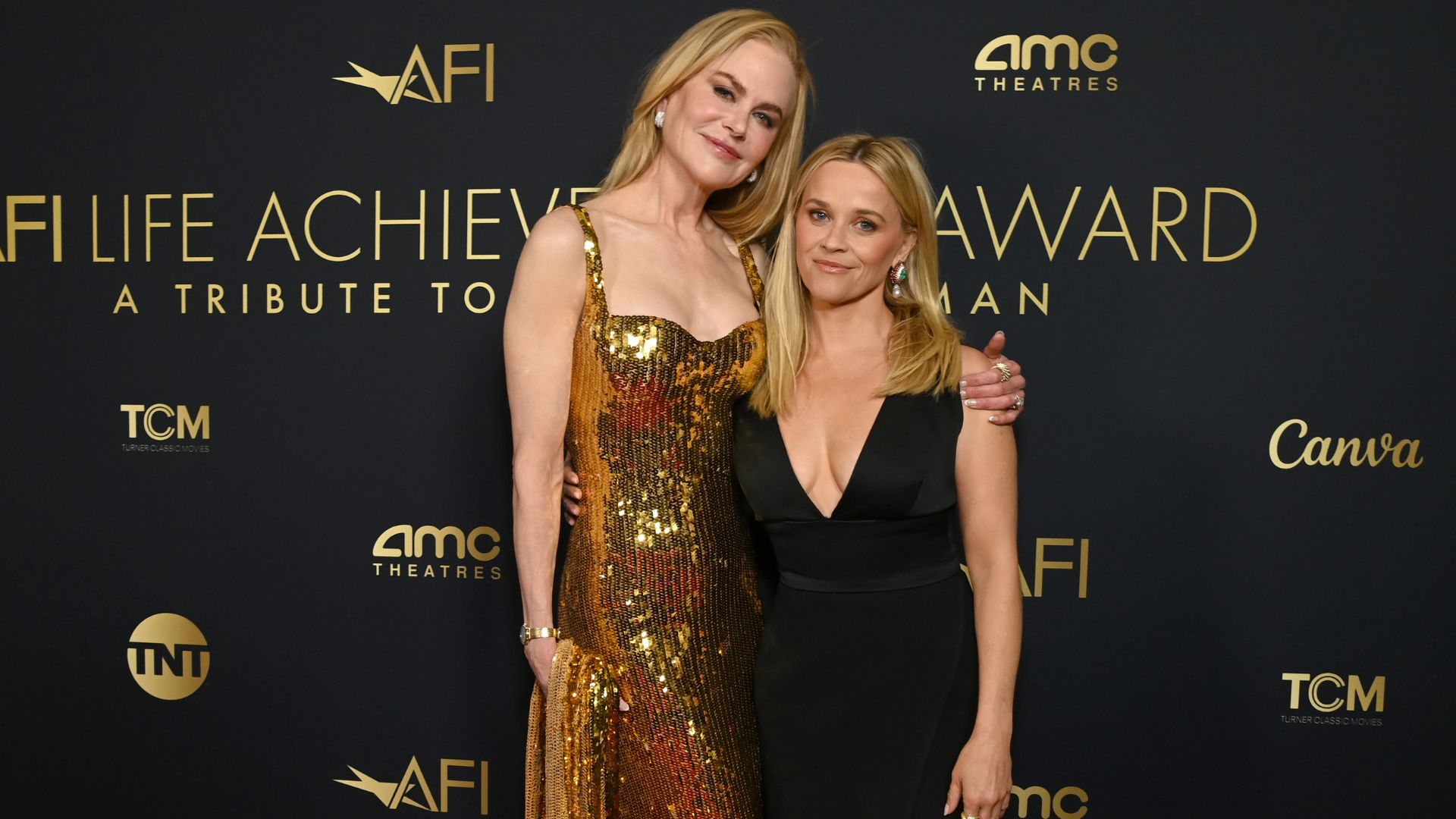 Nicole Kidman e Reese Whiterspoon(Foto: Jon Kopaloff/Getty Images for AFI)