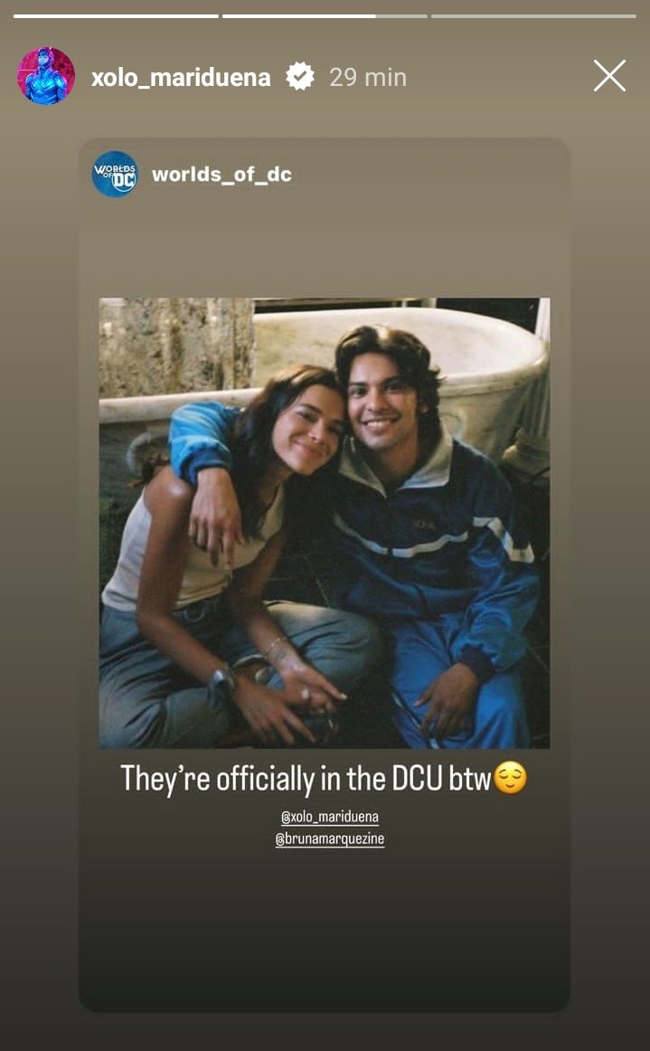 Xolo Maridueña comemorou o anúncio de que Besouro Azul vai ganhar uma série animada (Foto: Reprodução/Instagram)