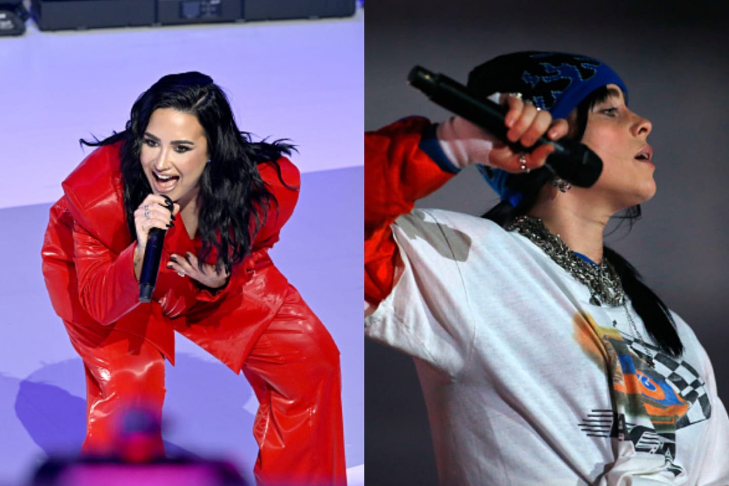 Demi Lovato e Billie Eilish (Getty Images)