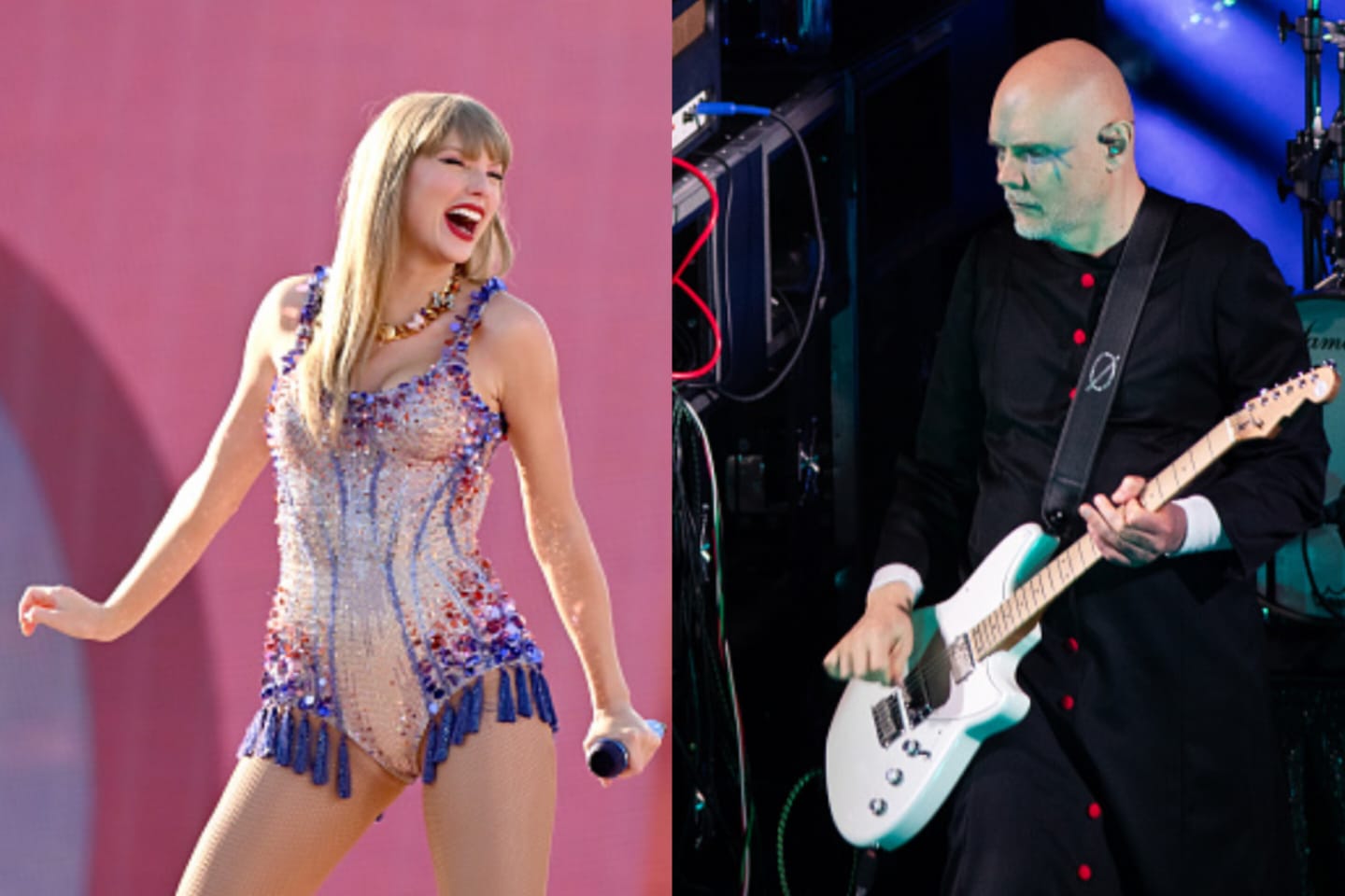 Taylor Swift e Billy Corgan (Getty Images)